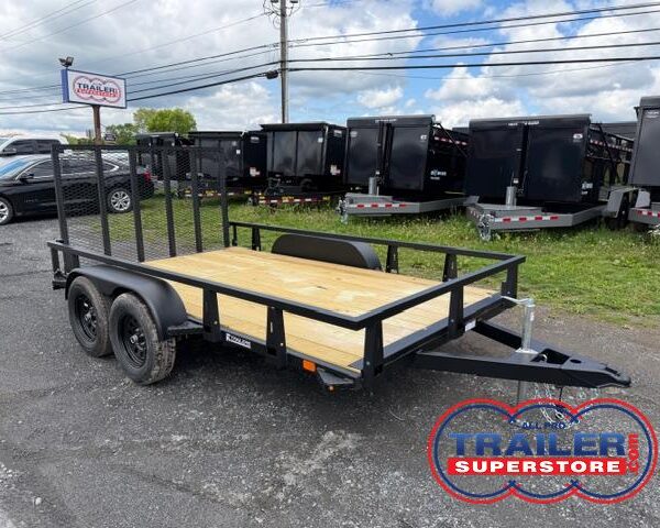 HTC 7 x 12 Landscape Utility Trailer - Tandem Axle