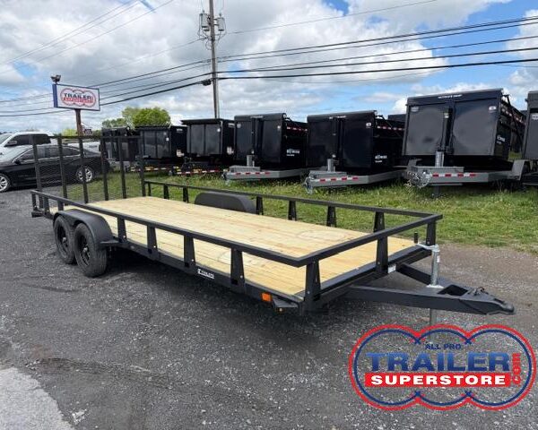 HTC 7 x 20 Landscape Utility Trailer - Tandem Axle