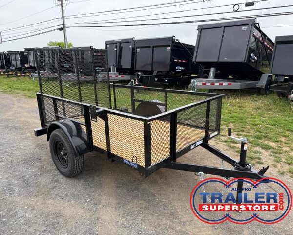 Triple Crown 5 x 8 Landscape Utility Trailer - Mesh Sides