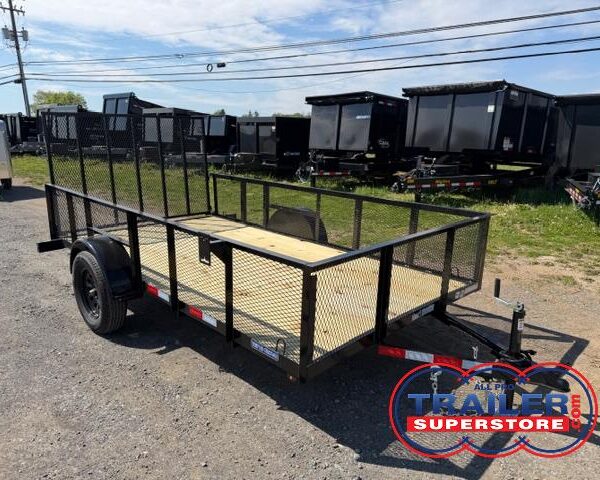 Triple Crown 6 x 12 Landscape Utility Trailer - Mesh Sides
