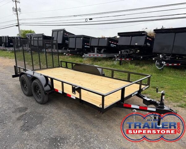 Triple Crown 6 x 14 Landscape Utility Trailer - Tandem Axle