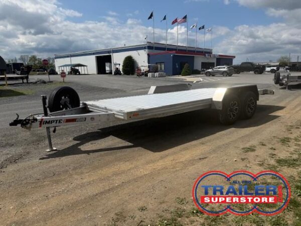 Timpte 7×18 Open Car Hauler - Slide Out Ramps - 8140 NCC
