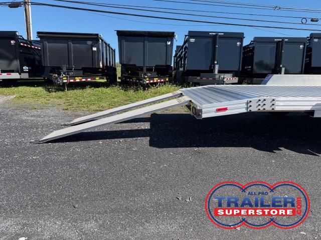 Timpte 7×18 Aluminum Open Car Hauler - Slide Out Ramps