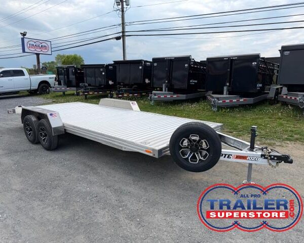 Timpte 7×20 Aluminum Open Car Hauler - Slide Out Ramps