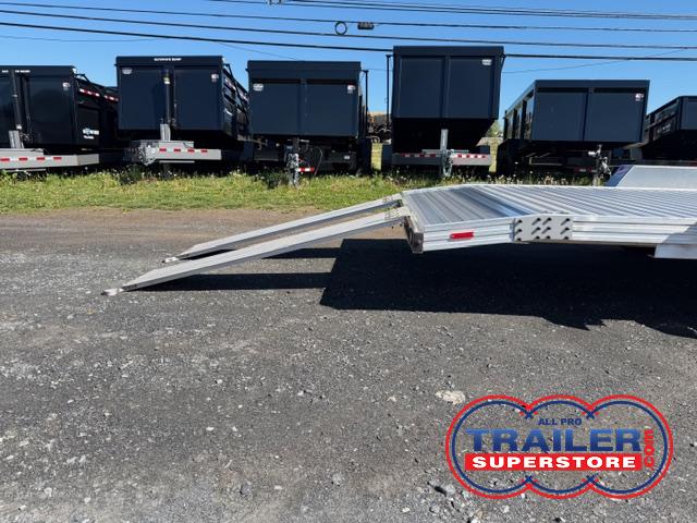 Timpte 7×20 Aluminum Open Car Hauler - Slide Out Ramps