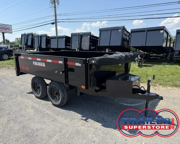 Premier 6 x 10 Deckover Dump Trailer - Spreader Gate