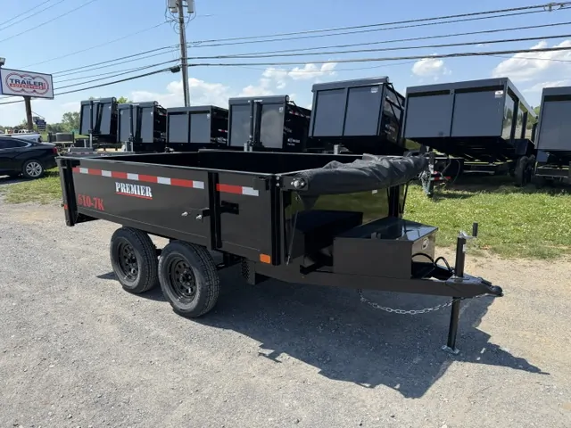Premier 6 x 10 Deckover Dump Trailer – Spreader Gate