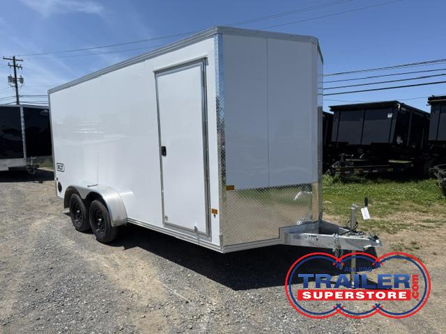 Cargo Pro 7 x 16 V-Nose Aluminum Cargo Trailer – Ramp Door