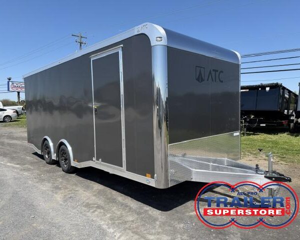 ATC 8.5 x 20 Aluminum Enclosed Car Hauler - Spread Axles
