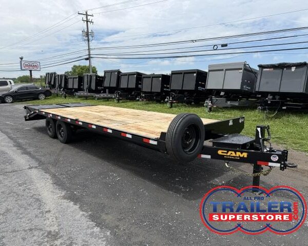 CAM Superline 8 x 25 Deckover Equipment Trailer - 8k Axles