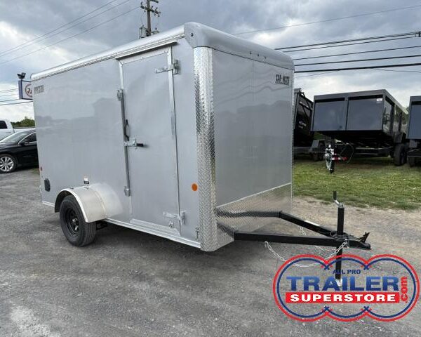 Car Mate 6 x 12 Enclosed Sportster Cargo Trailer - Barn Doors
