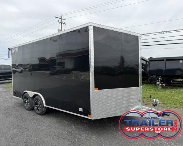 Nitro 8.5 x 16 Aluminum Enclosed Aluminum Cargo Trailer - V Nose