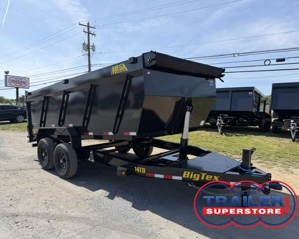 Big Tex 7 x 16 High Side Dump Trailer - Telescopic Lift