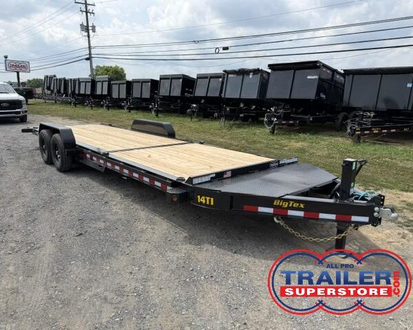 Big Tex 7 x 24 Equipment Trailer - Split-Tilt Deck