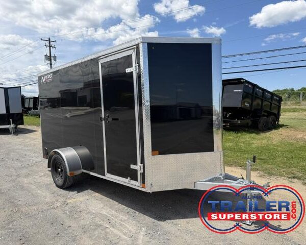 Nitro 6 x 12 Aluminum Enclosed Cargo Trailer- Elevation