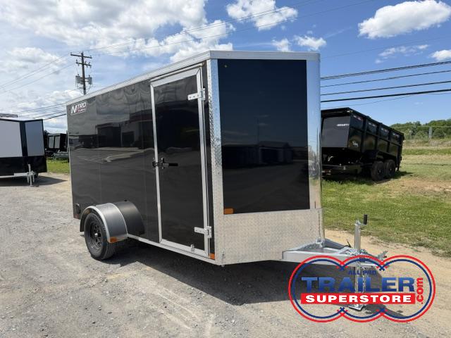 Nitro 6 x 12 Aluminum Enclosed Cargo Trailer- Elevation
