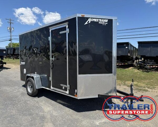 2023 Homesteader 6 x 12 V-Nose Enclosed Trailer