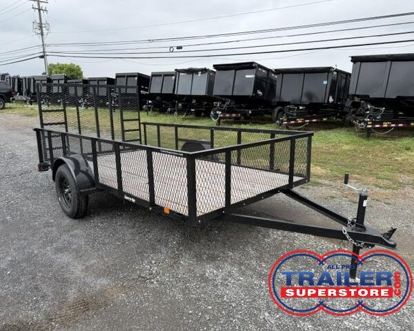 2025 Carry-On 6.4 x 12 Landscape Utility Trailer - High Mesh Sides
