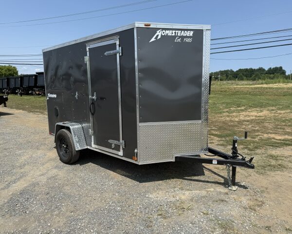 2026 Homesteader 6 x 10 V-Nose Enclosed Trailer