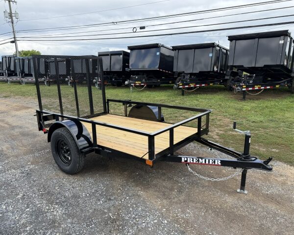 Premier 5 x 8 Landscape Utility Trailer - Rear Ramp Gate