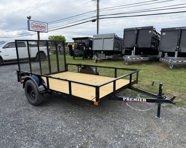 Premier 6 x 10 Landscape Utility Trailer - Rear Ramp Gate