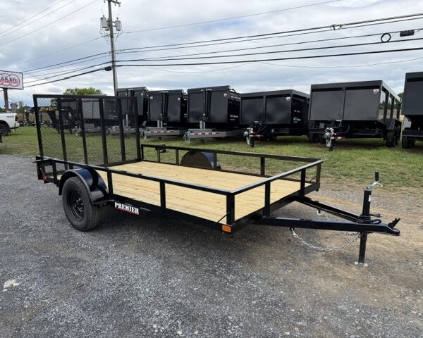Premier 6 x 12 Landscape Utility Trailer - Rear Ramp Gate