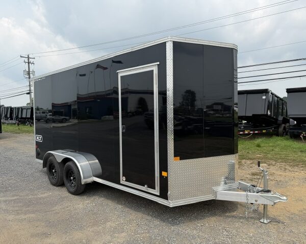Cargo Pro 7 x 16 V-Nose Aluminum Cargo Trailer - Spoiler