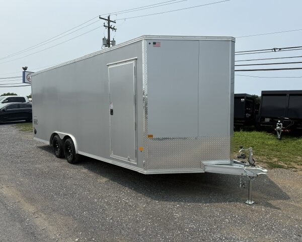 Cargo Pro 8.5 x 20 Aluminum V-Nose Enclosed Car Trailer - Escape Door