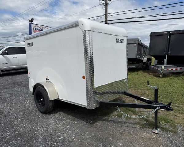 Car Mate Sportster 5 x 8 Enclosed Cargo Trailer- Barn Door