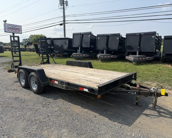 2006 Quality 7 x 16 Low Profile Equipment Trailer
