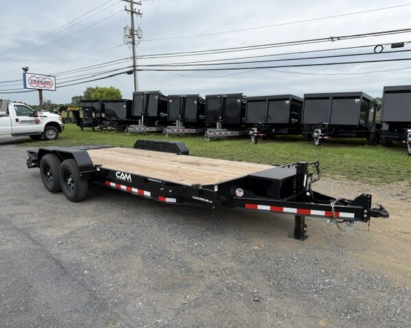 2026 CAM Superline 7 x 20 Equipment Trailer - Super Ramps