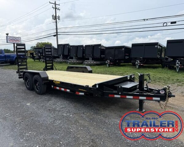 CAM Superline 7 x 18 Equipment Trailer - Pallet Fork Carrier