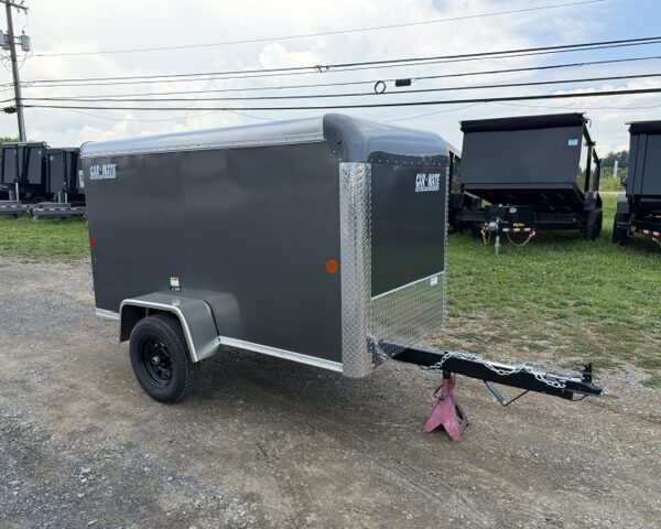 Car Mate 4 x 8.5 Enclosed Cargo Trailer - Single Rear Door