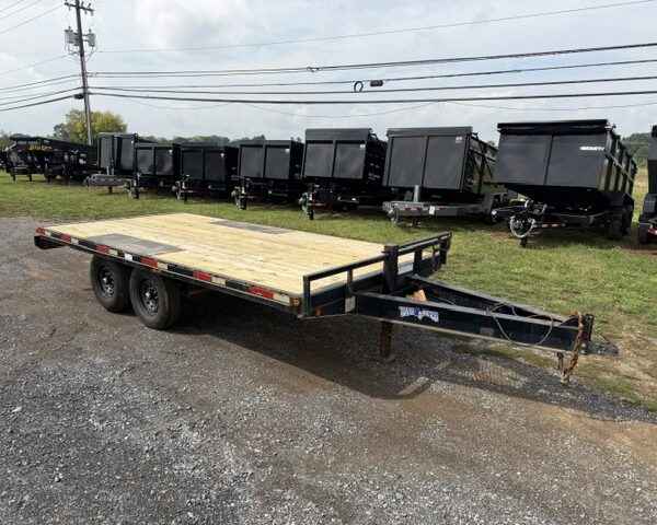 2010 Texas Bragg 8 x 16 Deckover Equipment Trailer