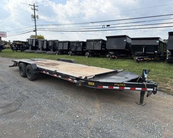 2026 Big Tex 16EH Low Profile 7 x 22 Equipment Trailer - Mega Ramps