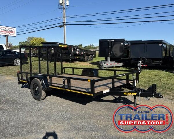 Cam Superline 7 x 12 Landscape Utility Trailer - Adjustable Coupler