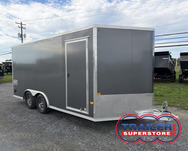 Cargo Pro 8.5 x 16 Aluminum V-Nose Enclosed XLT Car Trailer - Torsion Axles