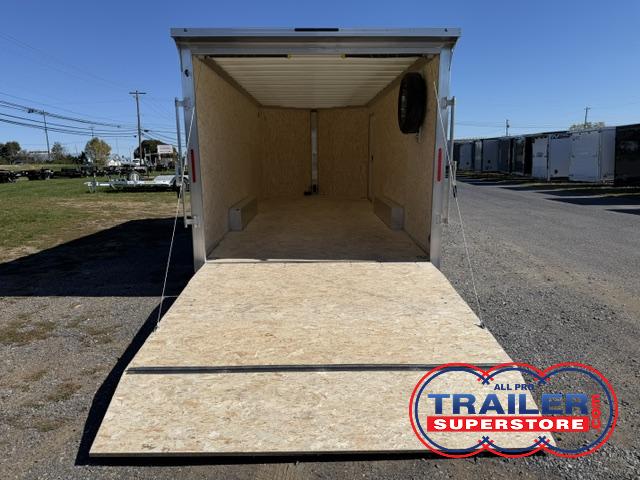 Cargo Pro 8.5 x 20 Aluminum V-Nose Enclosed XLT Car Trailer - Spoiler