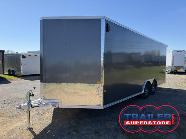 Cargo Pro 8.5 x 20 Aluminum V-Nose Enclosed XLT Car Trailer - Spoiler