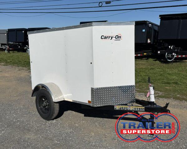 Ding & Dent Carry-On 4 x 6 Enclosed Cargo Trailer - Luggage Trailer